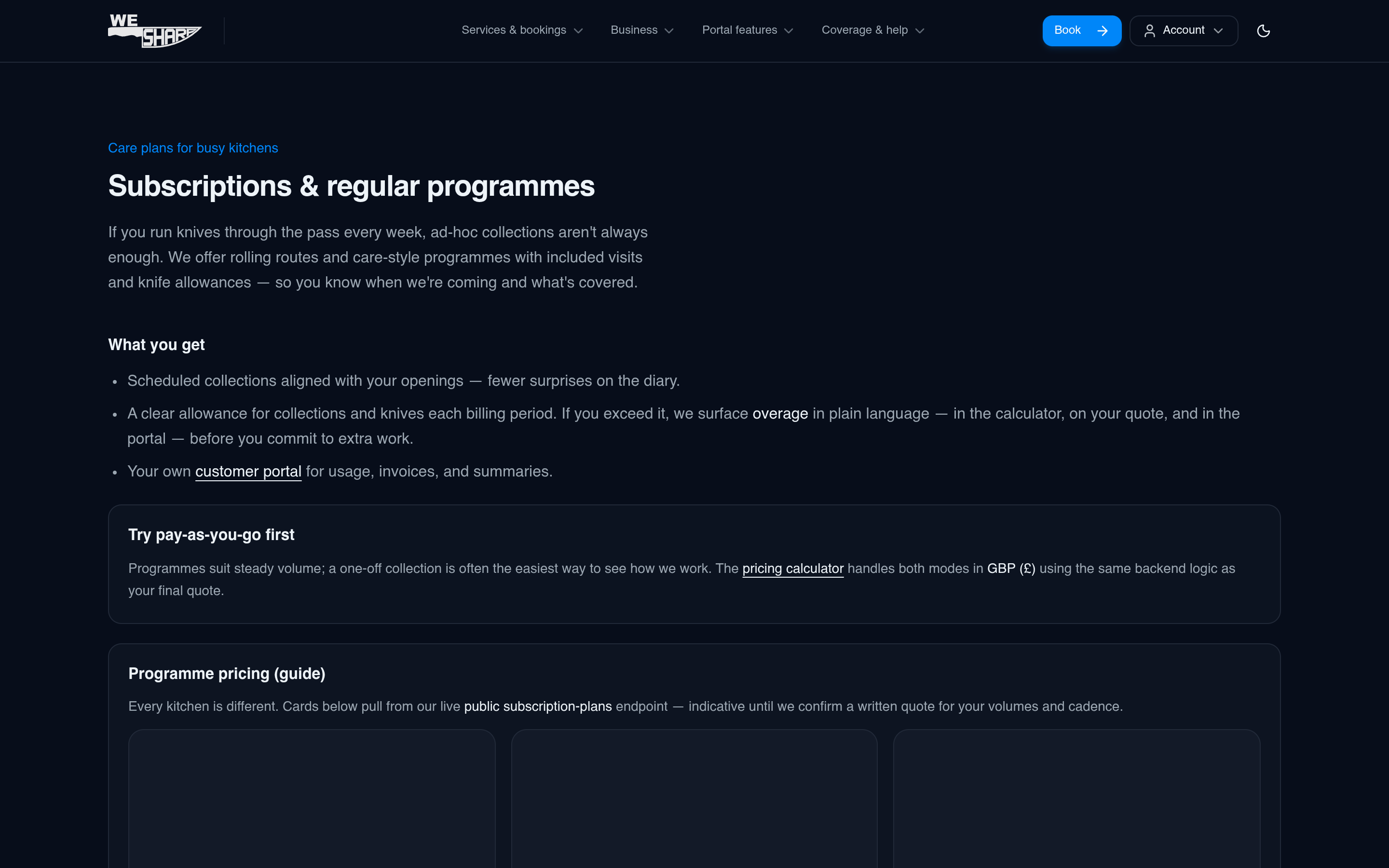 Programmes